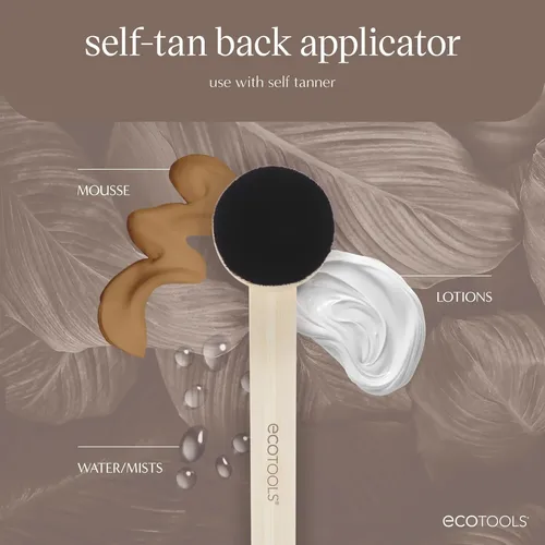 Aplicador De Espalda Ecotools Good Tan Self-tan Vegan, 1 Uni