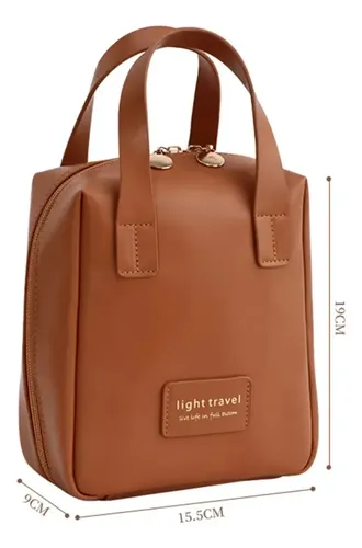 Neceser Makeup Maquillaje Xl Viral Eco Cuero Bolsa Premium