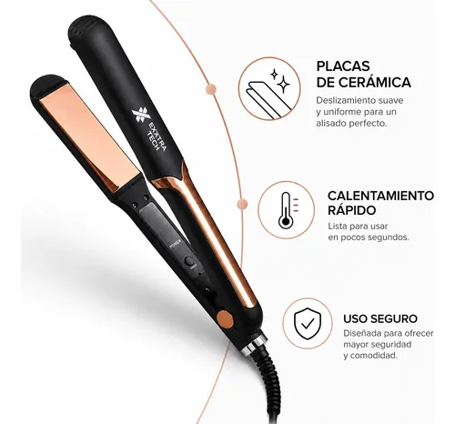 Planchita De Pelo Alisador Cabello Exxtra Tech 45w Céramica