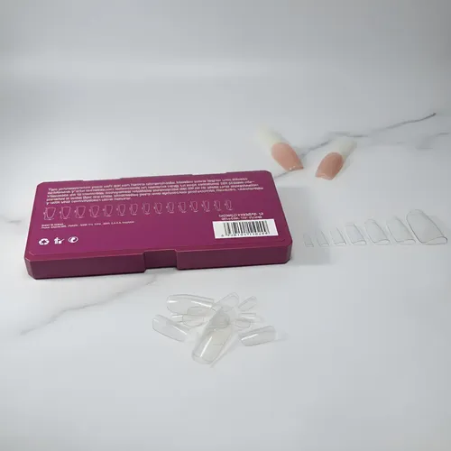 Tips Uñas Postizas City Girl Caja 510u Pro Tamaños 00-13 Tranparente Almond Long Pro