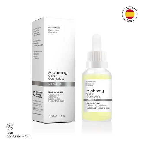 Alchemy Sérum Retinol 0.3% 30ml Antiarrugas con Ácido Hialurónico Nocturno