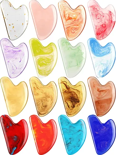 Herramientas Faciales Gua Sha Sherr, 16 Unidades, Para Masaj