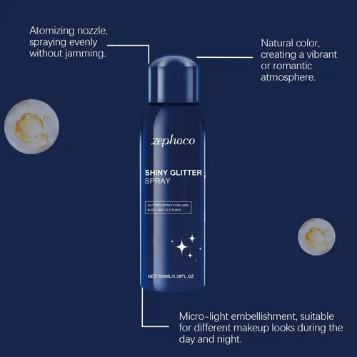 Spray Zephoco Body Glow Para Brillo Y Humedad