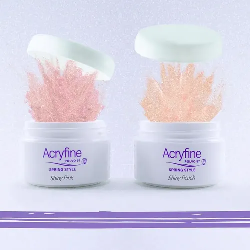 Acryfine Kit 6u Acrílico Polvo 57 Spring Style 30g