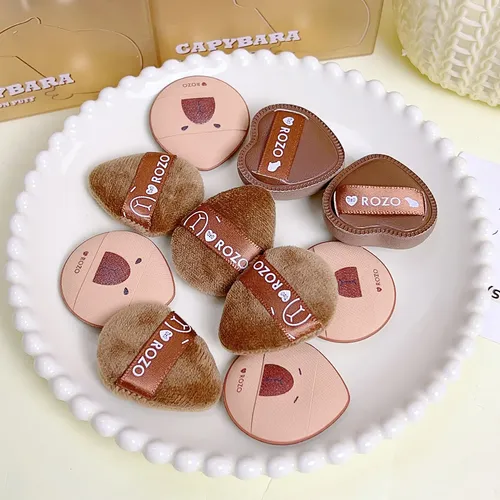 J Herramientas Maquillaje Seco Húmedo Capybara Mini Soft