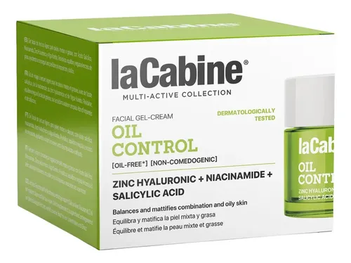Crema Antiacné y Seboreguladora LaCabine para Piel Grasa con Niacinamida y Ácido Salicílico 50 ml