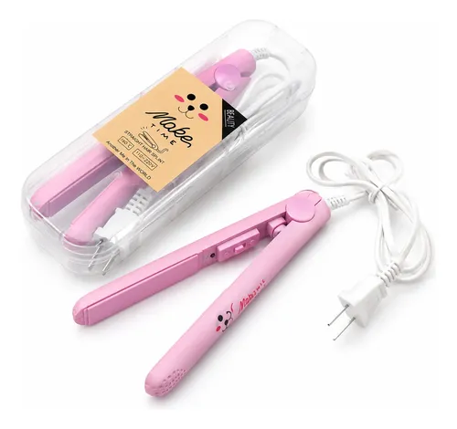 Planchita Pelo Flequillo Mini Plancha De Viaje Estuche