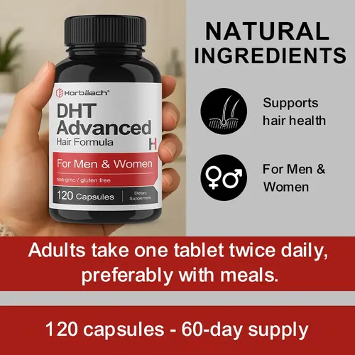 Fórmula Bloqueadora De Cabello Dht Para Hombres Y Mujeres, 3