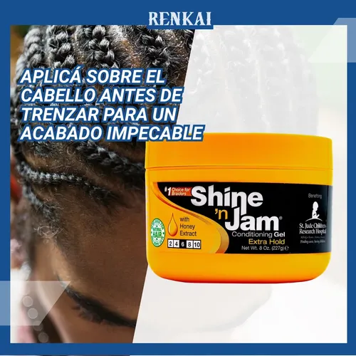 Gel Trenzado De Sujeción Fuerte Para Trenzas Giratorias