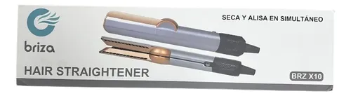 Plancha De Cabello Humedo Briza 2 En 1 Brzx10 Azul 12c