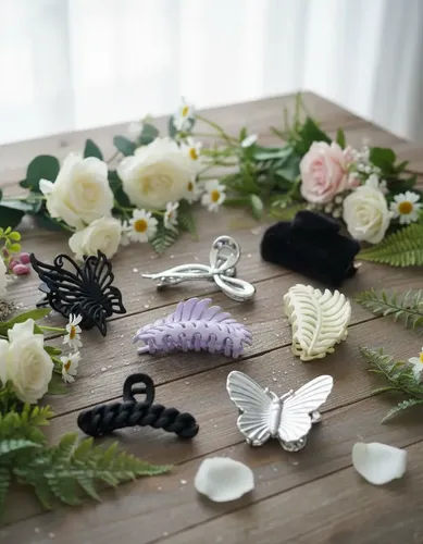 Pack X12 Broches Pinzas Pelo Por Mayor Surtidos Aesthetic