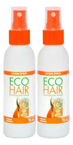 Pack Locion Spray Recuperacion Capilar Ecohair 75ml X2unid
