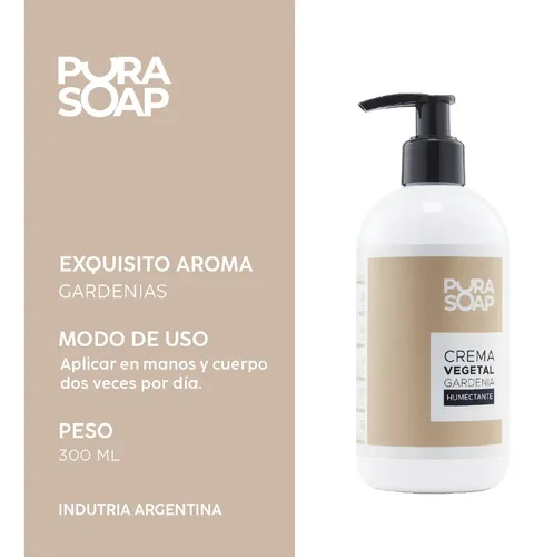 La Mejor Crema Corporal Gardenia Humectante Pura Soap