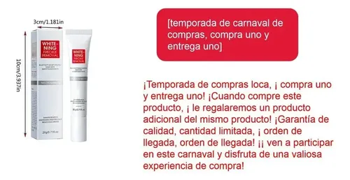 Eliminador De Manchas Oscuras 3d, Cloasma Nj Hx
