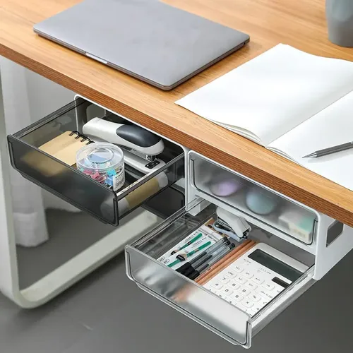 Cajón Deslizable Oculto Autoadhesivo Para Maquillaje