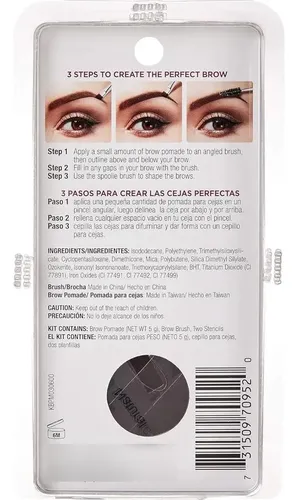 Pomada De Cejas Waterproof Ienvy By Kiss Ebony