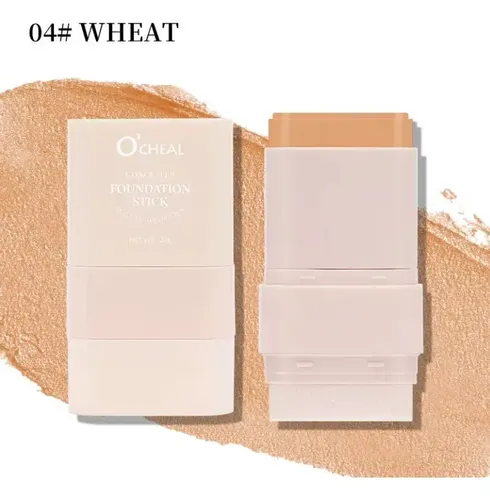 Base Corrector En Barra Con Esponja Integrada Ocheal 04 Wheat