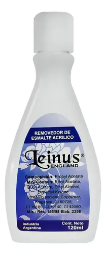 Removedor Para Esmalte Semipermanente de Uñas Leinus, Secado Rápido (120 ml)