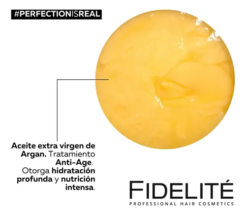 Pack Máscara Capilar Mythical Argan Fidelité x2 de 1000 mL Tratamiento Anti Frizz para Cabello Dañado