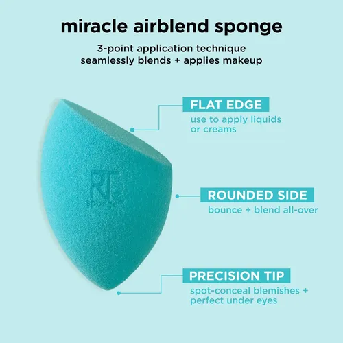 Esponja Para Mezclar Maquillaje Real Techniques Miracle Airb