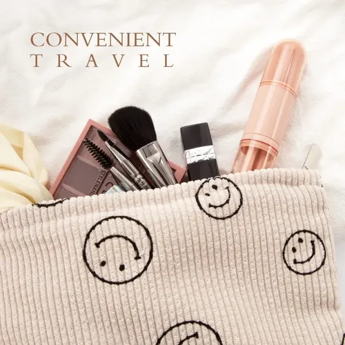 Set De 2 Brochas De Maquillaje De Viaje Con Estuche