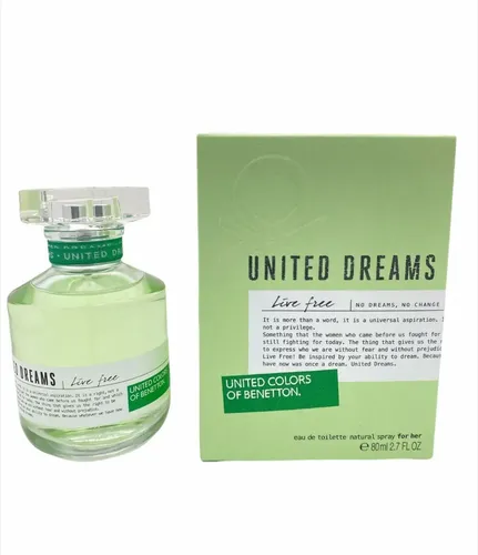 Perfume Benetton United Dreams Live Free 80 Ml Edt Mujer 10