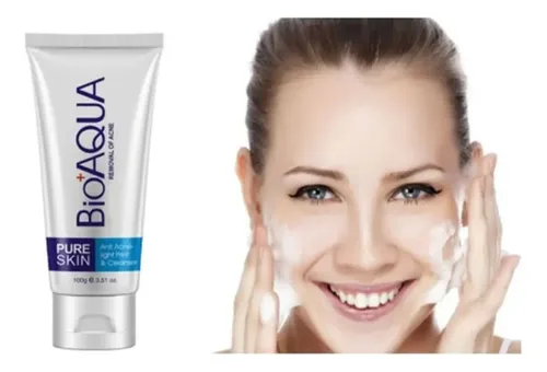 Jabón Bioaqua Pure Skin Antiacné para el Control de Grasa y Poros con Centella Asiática