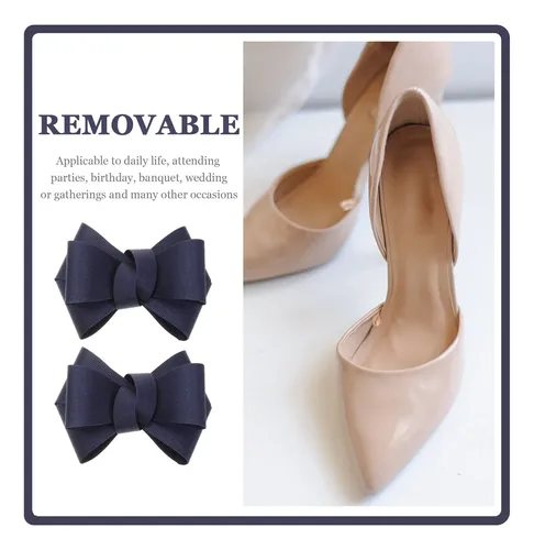 D 1 Par De Hebillas Con Lazo Para Zapatos: Accesorios Z