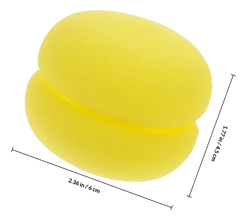Esponja Enrollable Moderna, 12 Bolas Para Rizar El Pelo