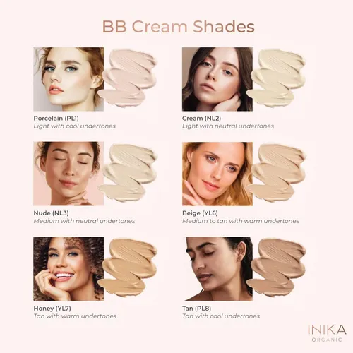 Inika Bb Cream Orgánica Vegana Beige 30 Ml