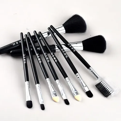 Pincel De Maquillaje Rojo Diario 5 Piezas Set Pinceles De