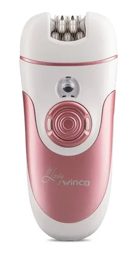Depiladora Electrica Recargable Winco W-107 Lady Con Accesorios Color Blanco