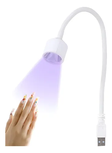 Cabina Uv Led Eje Flexible Usb-precurado Uñas Soft Gel