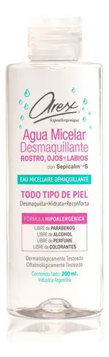 Arex Agua Micelar X200ml Hipoalergenica Mas Aromas Art.114