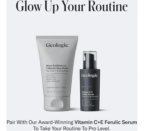 Geologie Exfoliante Y Mascarilla De Arcilla 3 En 1 118 Ml