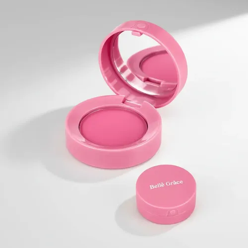 Rubor Blush En Polvo Con Espejo Compacto Rostro Veoquiero
