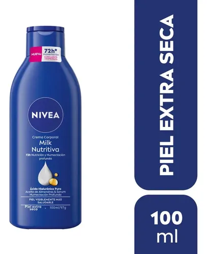 NIVEA Crema Corporal Milk Nutritiva 100ml