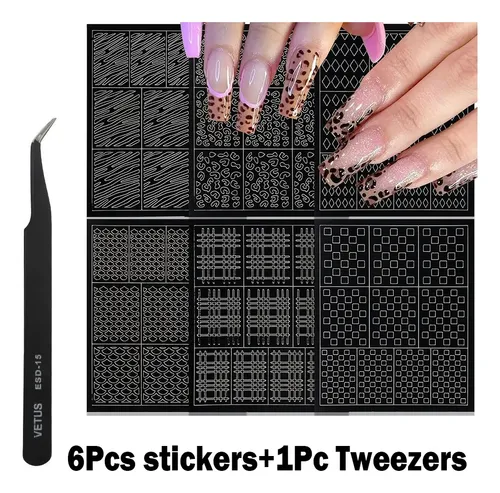 Plantillas Para Uñas, Vinilos Y Stickers Para Nail Art