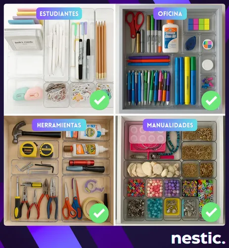 Contenedores Acrílicos Organizador Maquillaje Brochas Bijou