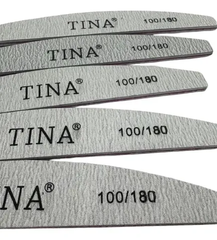Pack 5 Limas Banana 100/180 Manicura Uñas Geleificadas Mvhm