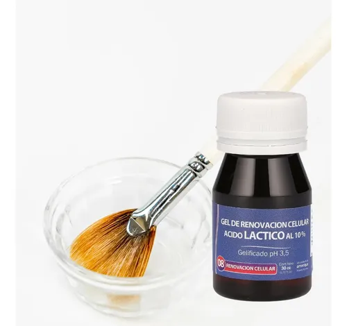 Ácido Láctico 10% Laboratorio Cosmos Gel Peeling Facial Dia/Noche 30ml