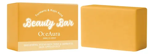 Jabón De Baño De Cúrcuma Y Ácido Kójico Limpieza Corporal