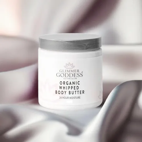Manteca Corporal Glimmer Goddess Organic 240 Ml De Caramelo