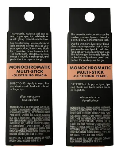 Elf Monochromatic Multi Stick Labios Rubor Sombra Ojos Mejil