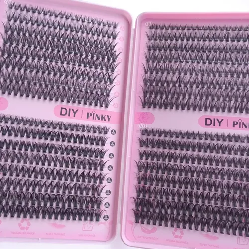 Pestañas Postizas Cluster Virales Tiktok Extensiones Falsies