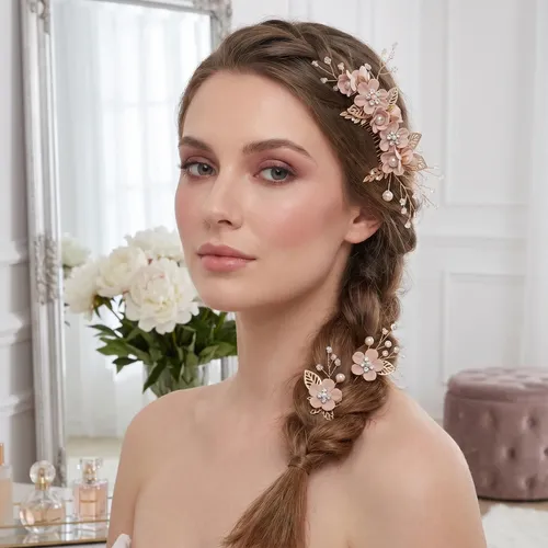 1 Juego De Accesorios Para El Cabello Para Bodas: Peineta De