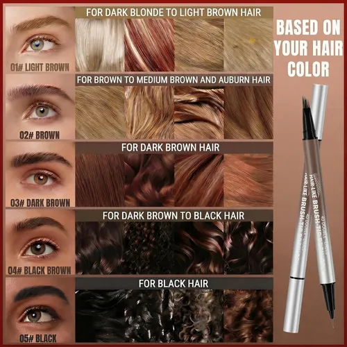 Lápiz De Cejas 2 En 1 Essorall Light Brown 01