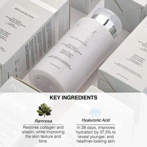 Agua Micelar Con Ácido Hialurónico Infinitek Paris 250ml