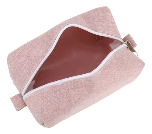 F Neceser Pequeño Porta Objetos Accesorios Maquillaje Rosa P