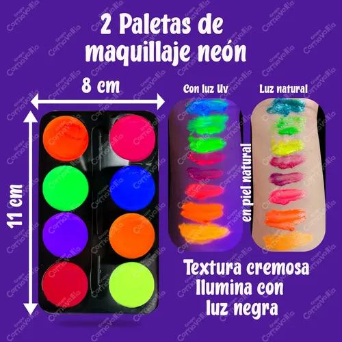 2026 Paleta Maquillaje Pinta Carita 8 Colores Halloween Kit